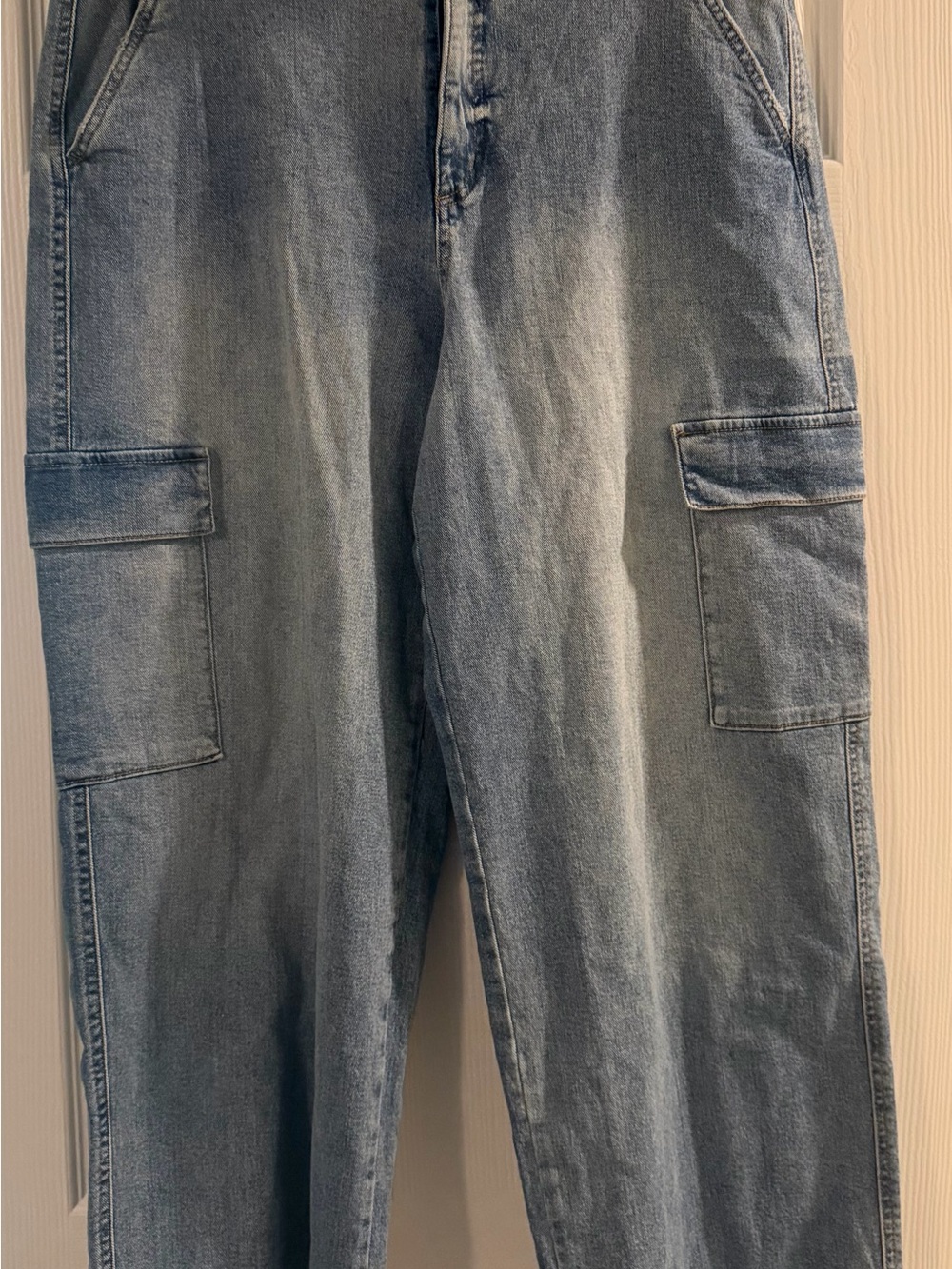 Jessica Simpson Light Blue Denim Jeans with Contrast Stitching